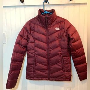 The North Face Women’s Maroon Puffer Winter Coat